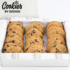 TIN24-OAT - Tin of Two Dozen Oatmeal Raisin Gourmet Cookies